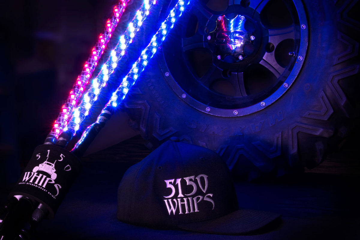 5150 Whips : PAIR (2) LED whips – MTN Toyz