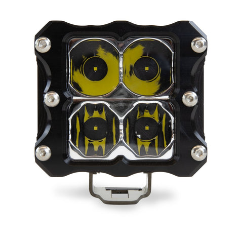 Heretic Studio : [NEW] AMBER LENS BILLET 6-SERIES QUATTRO LED LIGHT